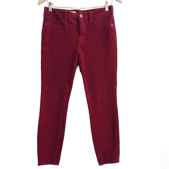 Anthropologie Women's High Rise Jeans in Red - Picture 8 of 8